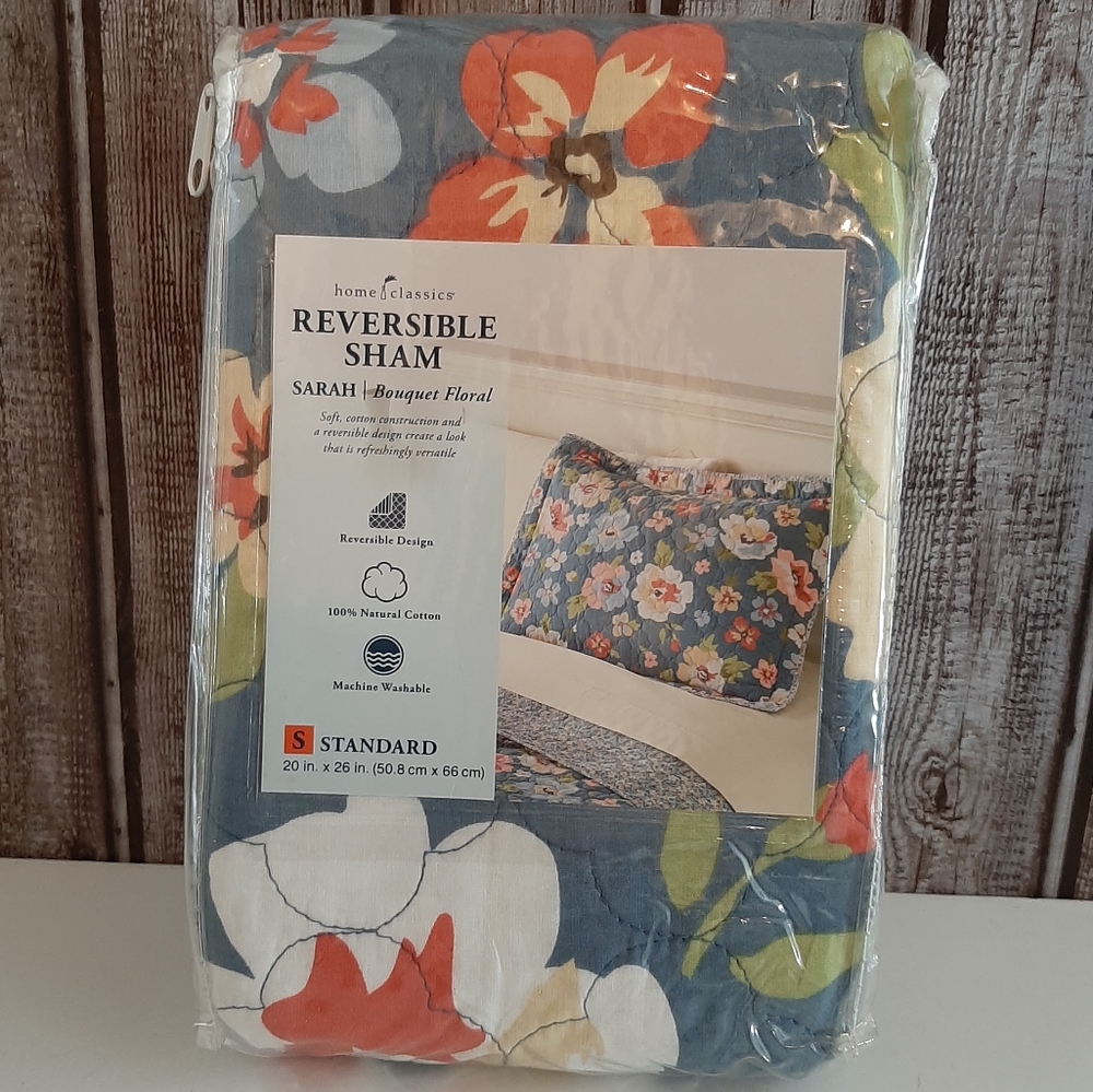 **Home Classics Standard Floral Sham